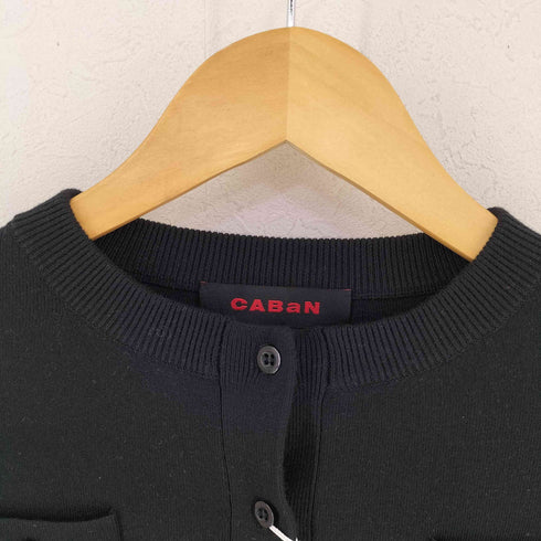 キャバン CABaN コットンカシミヤ クルーネックカーディガン レディース S