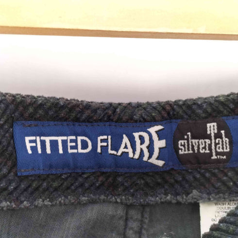 リーバイス Levis 90S~00S SILVER TAB FITTED FLARE 中太畝 コーデュロイ フレアパンツ メンズ 30/32