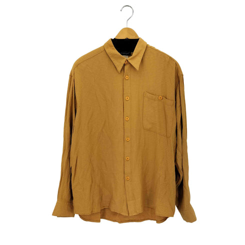 COLLEZIONE MICHELANGELO 80~90s レーヨン混 L/S シャツ メンズ L/G