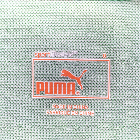 プーマ PUMA 総柄ロゴ刺繍ポロシャツ レディース import:L