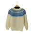 Handknitted in Denmark デンマーク製 モヘア混ノルディックニット レディース