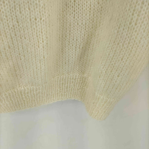 Handknitted in Denmark デンマーク製 モヘア混ノルディックニット レディース