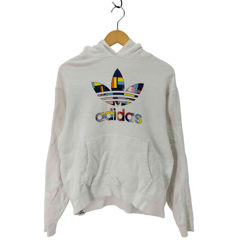 アディダスオリジナルス adidas Originals PRIDE FLAG FILL HOODIE トレフォイルプルオーバーパーカー メンズ import:L