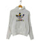 アディダスオリジナルス adidas Originals PRIDE FLAG FILL HOODIE トレフォイルプルオーバーパーカー レディース import:L