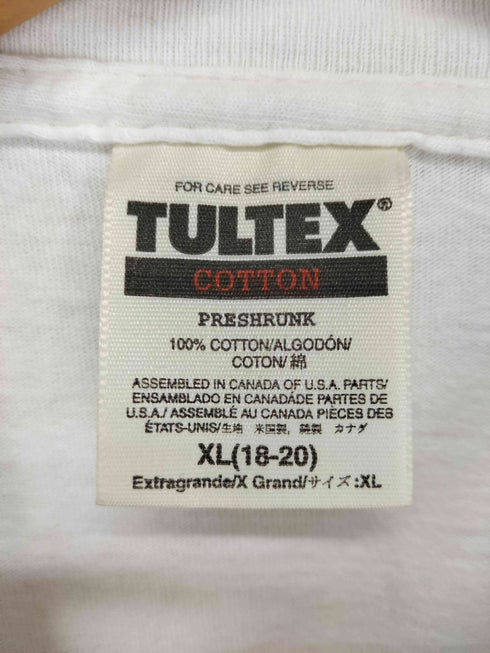 タルテックス TULTEX フロントプリントクルーネックTシャツ メンズ XL