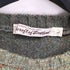 Glencroft of Scotland 90s ドット柄 スコットランド製 バーズアイ ウールニット メンズ JPN:L