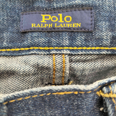 ポロラルフローレン POLO RALPH LAUREN Classic Fit リペア加工 デニムパンツ メンズ 30/32
