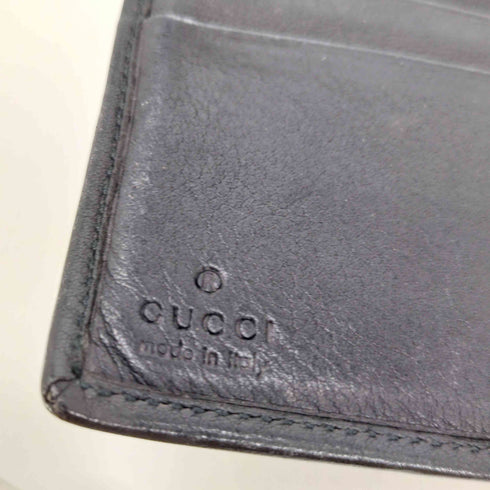 グッチ GUCCI Wホック レザー 2つ折り財布 メンズ
