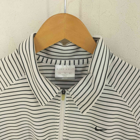 ナイキゴルフ NIKE GOLF DRI FIT 刺繍ロゴ ハーフジップ 半袖 Tシャツ メンズ XL