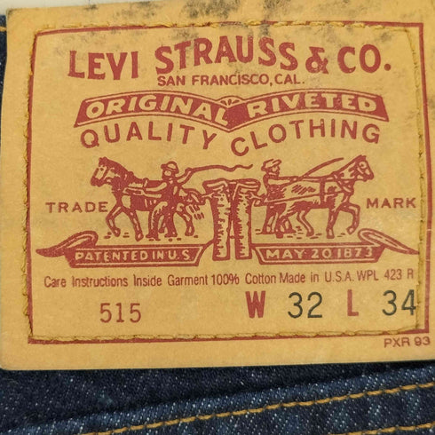 リーバイス Levis 90S ボタン裏501 515 ジップフライデニム メンズ W32/L34