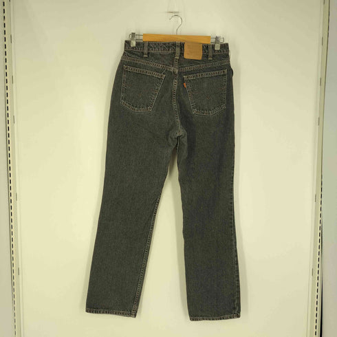 リーバイス Levis 90S カナダ製 619 先染めブラック ジップフライデニム メンズ 34/32