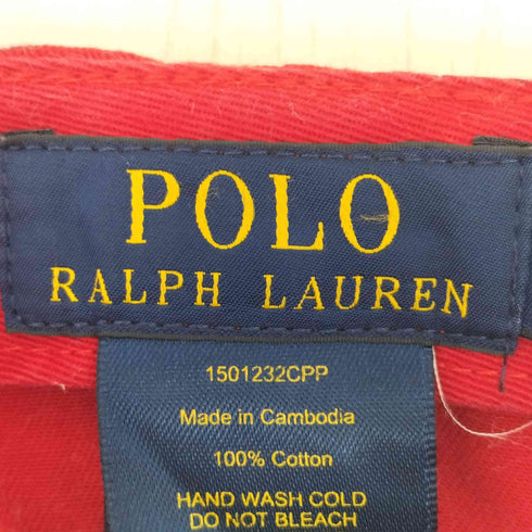 ポロラルフローレン POLO RALPH LAUREN 現行タグ ポニー刺繍 6パネルキャップ メンズ ONE SIZE