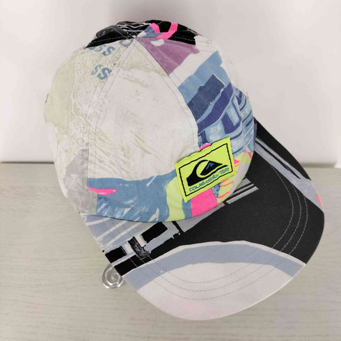 クイックシルバー Quiksilver OLD 総柄 ジェットキャップ メンズ
