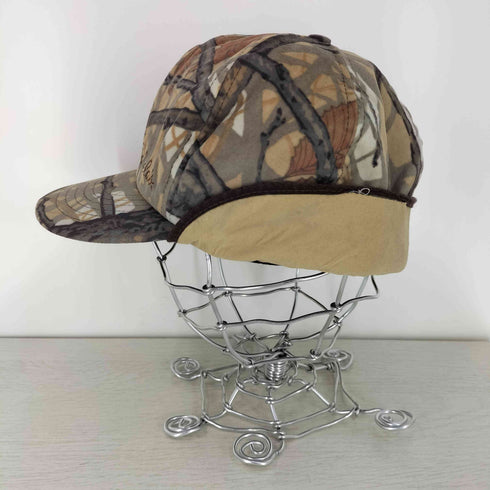 カベラス Cabela's 90S USA製 リアルツリーカモ イヤーフラップ シャモア キャップ メンズ M