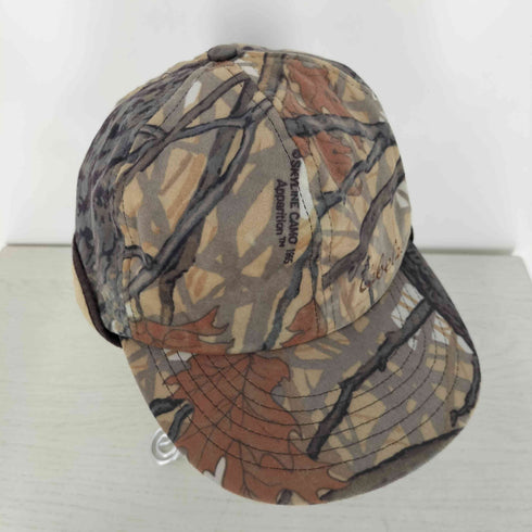 カベラス Cabela's 90S USA製 リアルツリーカモ イヤーフラップ シャモア キャップ メンズ M