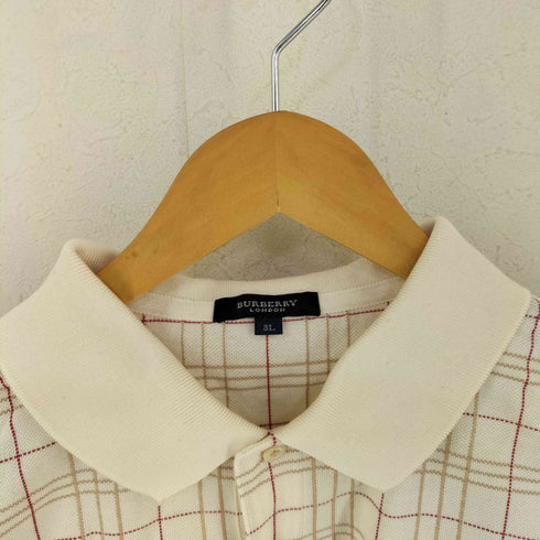 バーバリーロンドン BURBERRY LONDON チェック S/S ポロシャツ メンズ 3L