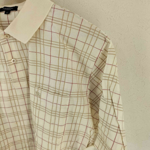 バーバリーロンドン BURBERRY LONDON チェック S/S ポロシャツ メンズ 3L