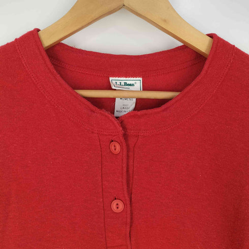 エルエルビーン L.L.Bean 90S USA製 RIVER DRIVERS SHIRT ヘンリーネックカットソー レディース import:L