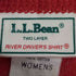 エルエルビーン L.L.Bean 90S USA製 RIVER DRIVERS SHIRT ヘンリーネックカットソー レディース import:L