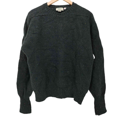 エルエルビーン L.L.Bean 70-80s アイルランド製 フリーダムスリーブ ネップ ウールニット メンズ import:L