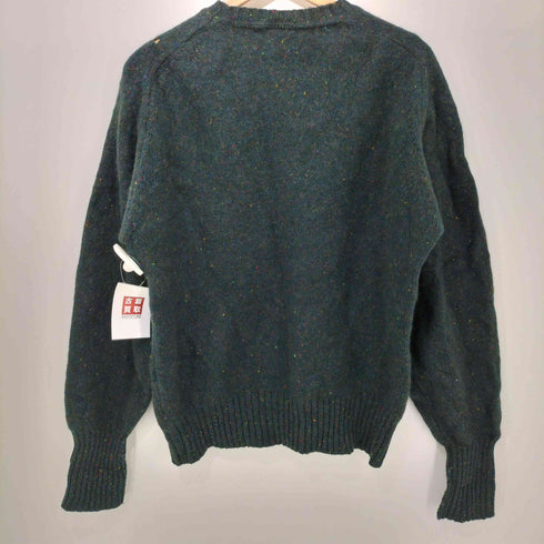 エルエルビーン L.L.Bean 70-80s アイルランド製 フリーダムスリーブ ネップ ウールニット メンズ import:L