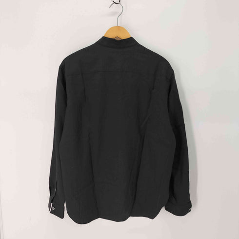 ギャルリーヴィー GALERIE VIE 24SS ウォッシャブルギャバジン スタンドカラーシャツ メンズ F