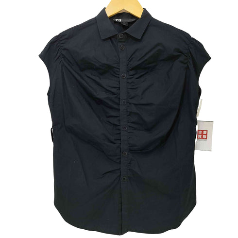 ワイスリー Y-3 ギャザーデザイン フレンチスリーブ ブラウス レディース JPN:S