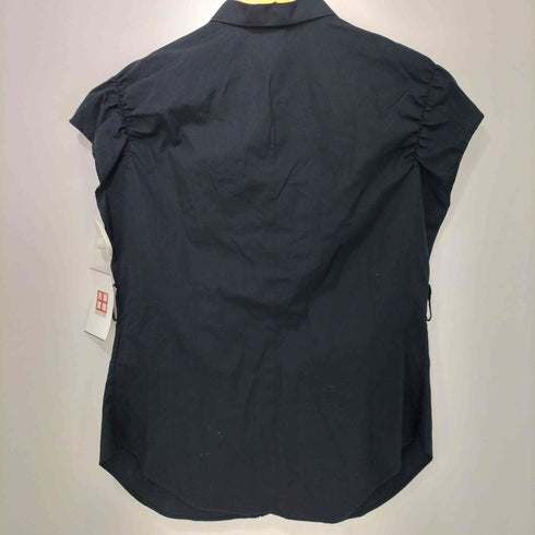 ワイスリー Y-3 ギャザーデザイン フレンチスリーブ ブラウス レディース JPN:S