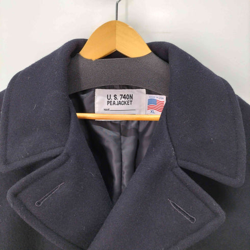 ショットブロス SCHOTT BROS. 714US LONG MELTON PEA COAT ロング メルトン ピーコート メンズ import:XL