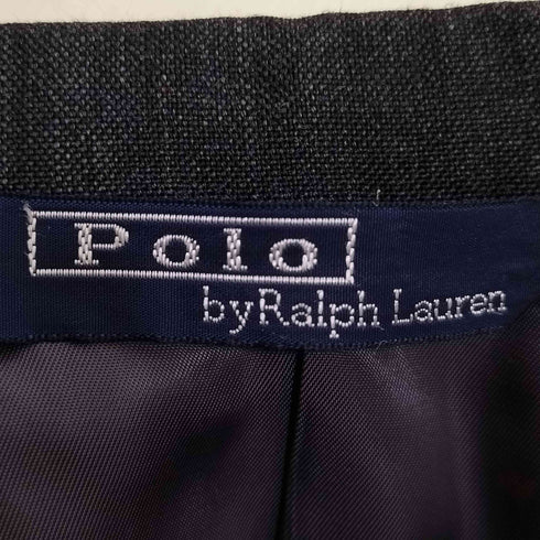 ポロバイラルフローレン Polo by RALPH LAUREN ウール 2B シングルブレスト テーラードジャケット ウール 2タック センタープレス ダブル スラックスパンツ メンズ C92-W80-T170