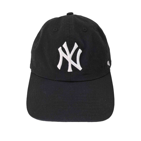 ニューエラ NEW ERA '47 クリーンナップ ニューヨーク・ヤンキース ブラック × ホワイト 6パネル キャップ メンズ 55cm~61cm