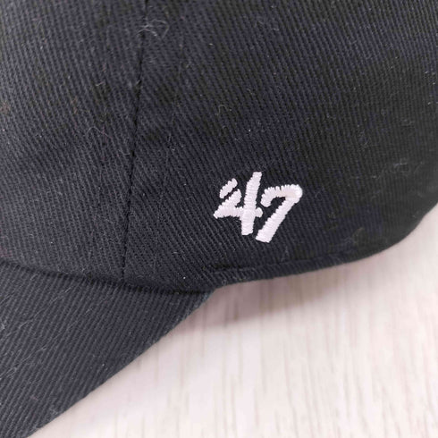 ニューエラ NEW ERA '47 クリーンナップ ニューヨーク・ヤンキース ブラック × ホワイト 6パネル キャップ メンズ 55cm~61cm