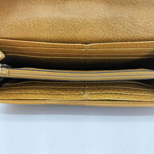 グッチ GUCCI GG柄 シマ レザー 長財布 レディース
