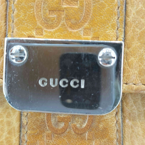 グッチ GUCCI GG柄 シマ レザー 長財布 レディース