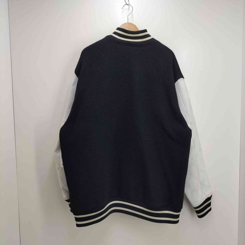 スワッガー SWAGGER ワッペン レザー切替 スタジアムジャケット スタジャン メンズ