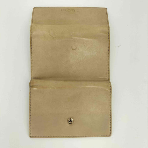 グッチ GUCCI レザー 3折り財布 レディース