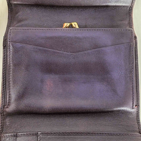 グッチ GUCCI バンブー レザー 3折り財布 レディース