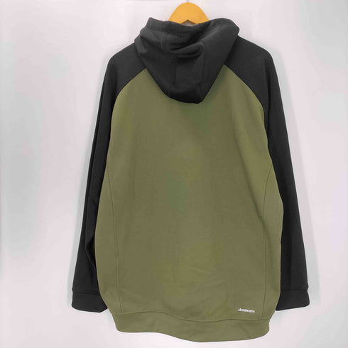 アディダス adidas パフォーマンス ロゴ バイカラー ラグラン フーディー パーカー メンズ 2XL
