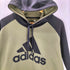 アディダス adidas パフォーマンス ロゴ バイカラー ラグラン フーディー パーカー メンズ 2XL