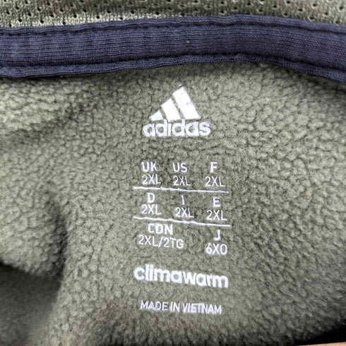アディダス adidas パフォーマンス ロゴ バイカラー ラグラン フーディー パーカー メンズ 2XL
