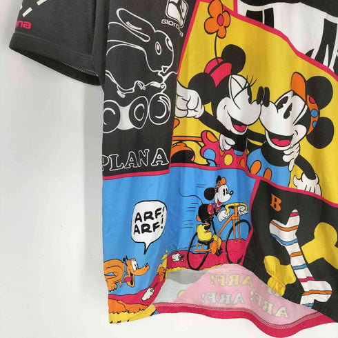 90S MADE IN ITALY イタリア製 テーマパーク キャラクター 総柄 プリント サイクル ジャージ メンズ