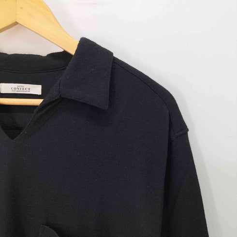 ネストローブコンフェクト nest Robe CONFECT ウール キーネック ニット プルオーバー シャツ メンズ JPN:4