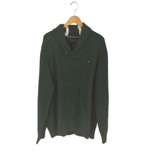 トミーヒルフィガー TOMMY HILFIGER ショールカラー プルオーバーニット メンズ JPN:XXL
