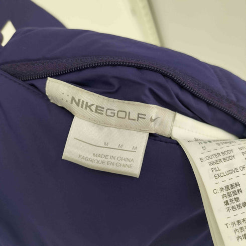 ナイキゴルフ NIKE GOLF 刺繍ロゴ 中綿 リバーシブル ブルゾン レディース M