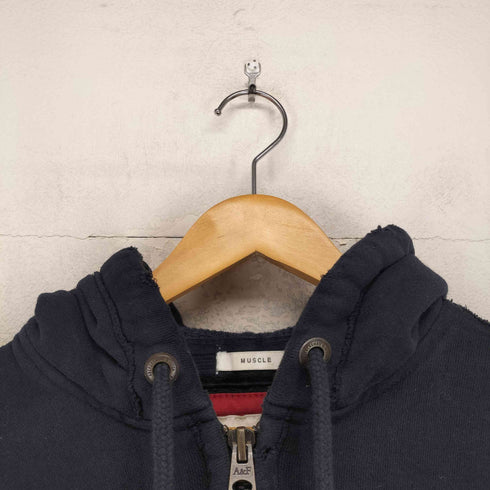 アバクロンビーアンドフィッチ Abercrombie & Fitch ロゴ刺繍ジップパーカー メンズ JPN:M
