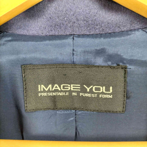 IMAGE YOU CASHMERE 100% カシミヤ ダブル チェスターコート レディース JPN:M