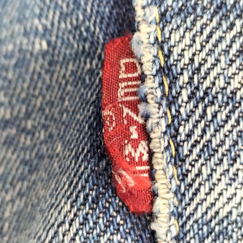 ドゥニーム Denime ボタンフライ 赤耳 ストレートパンツ メンズ