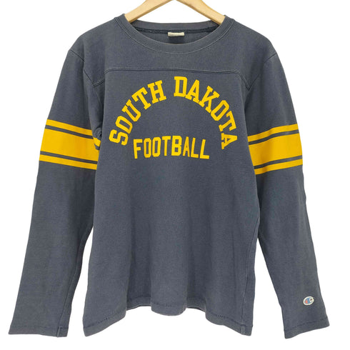 チャンピオン Champion 復刻 ランタグ フットボールTシャツ SOUTH DAKOTA FOOTBALL メンズ JPN:M