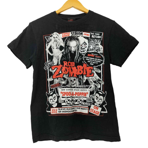 シュート SHOOT 00s Spooks A Poppin インダストリアル オルタナティブ メタル ショック ロック アートワーク プリント S/S Tシャツ メンズ import:S