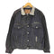 ディーゼルインダストリー Diesel Industry TYPE RR45 90-00S OLD MADE IN ITALY イタリア製 襟レザー デニム トラッカー ジャケット メンズ import:L